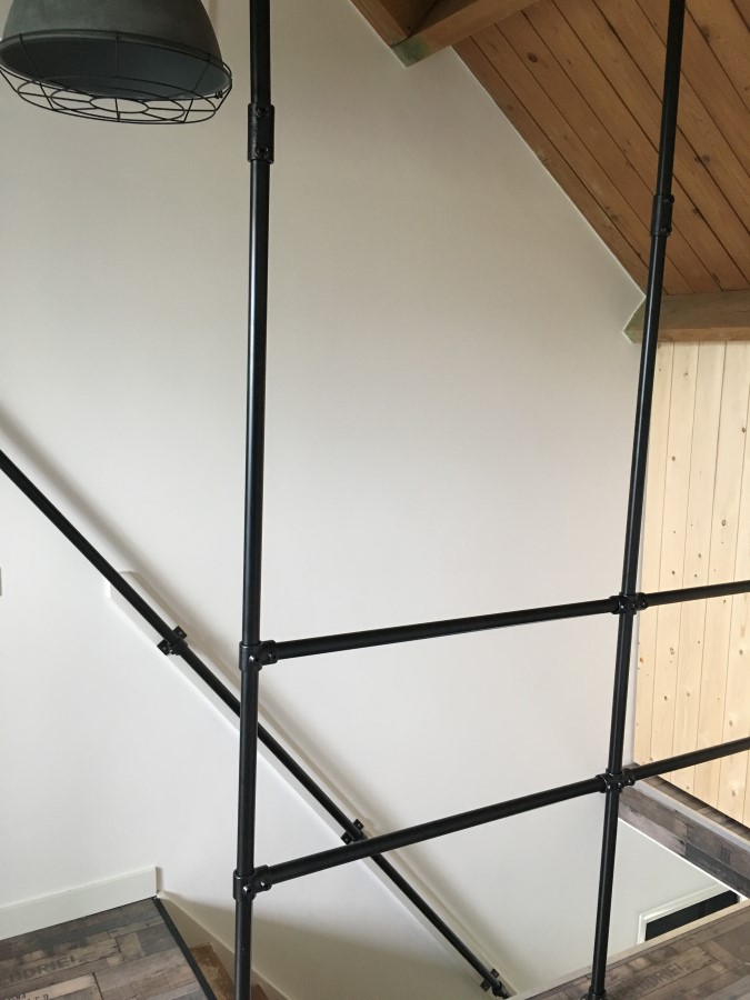 Treppenhandlauf DIY Rohrmöbel selber bauen MODUWORX